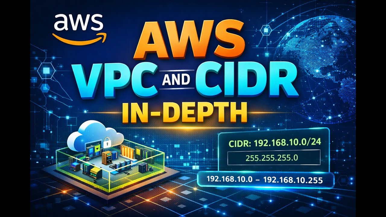 AWS VPC & CIDR Explained Simply | Subnets, IP Ranges & Real Examples