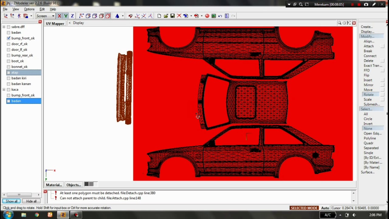 Tutorial Re-Uv Mapping Via Zmodler2