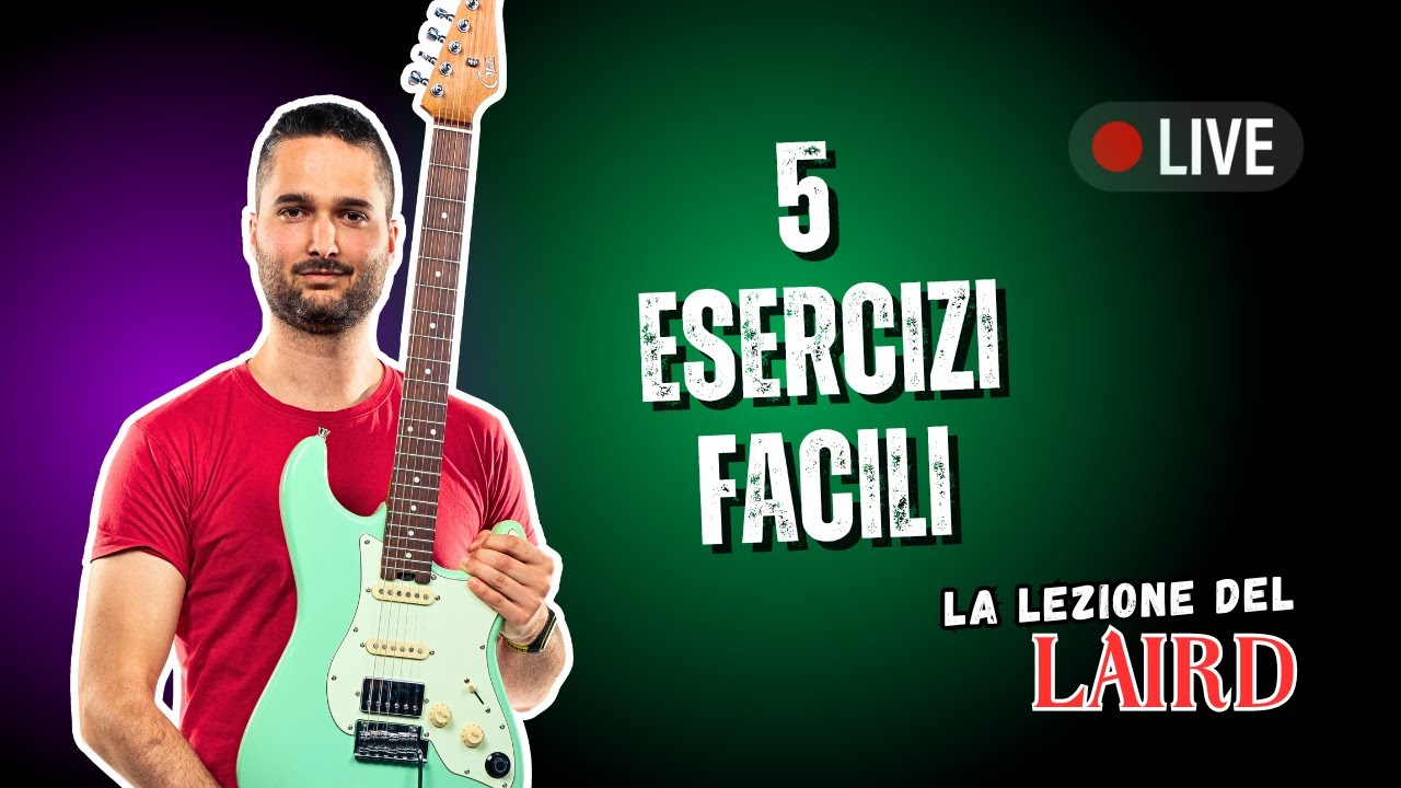 Suoniamo 5 Esercizi FACILI Insieme | Lezioni di Chitarra LLDL 50