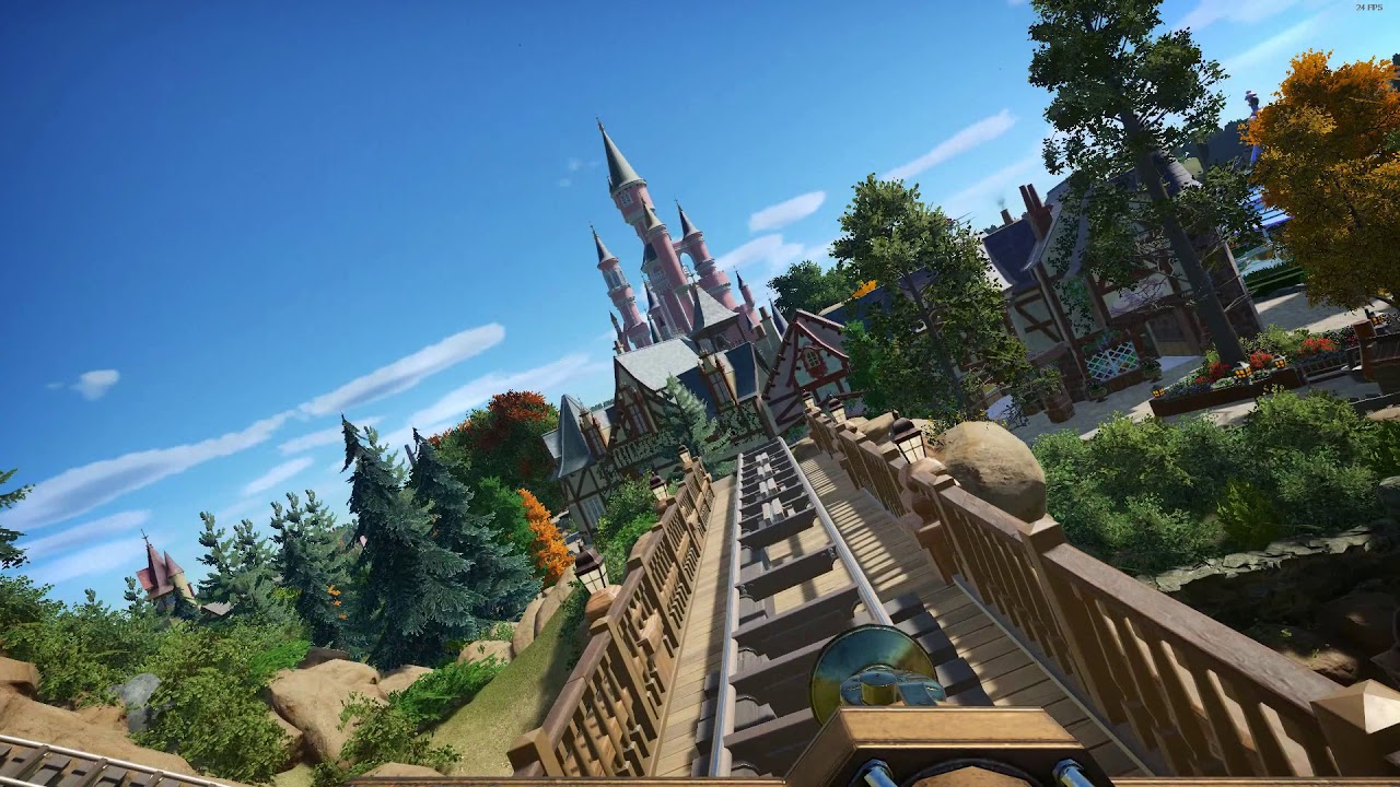Seven Dwarfs Mine Train - POV & Offride - Planet Coaster