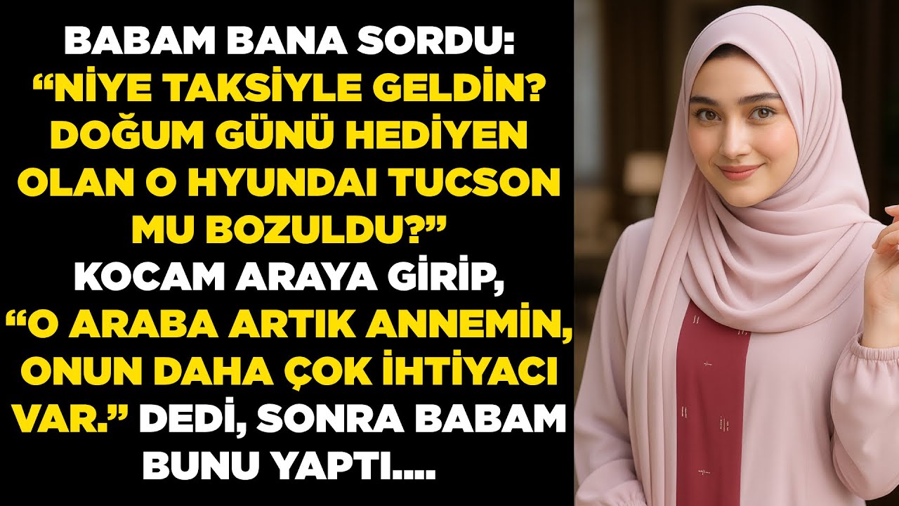 Küstah kocam arabamı annesine verdi – ama babamın yaptıkları kocamı histeriye boğdu…