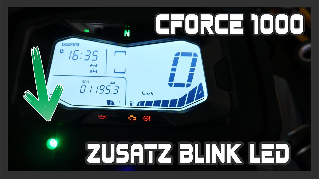 Zusätzliche Blinker LED am Quad montieren - Guide - CForce 1000 CFMoto