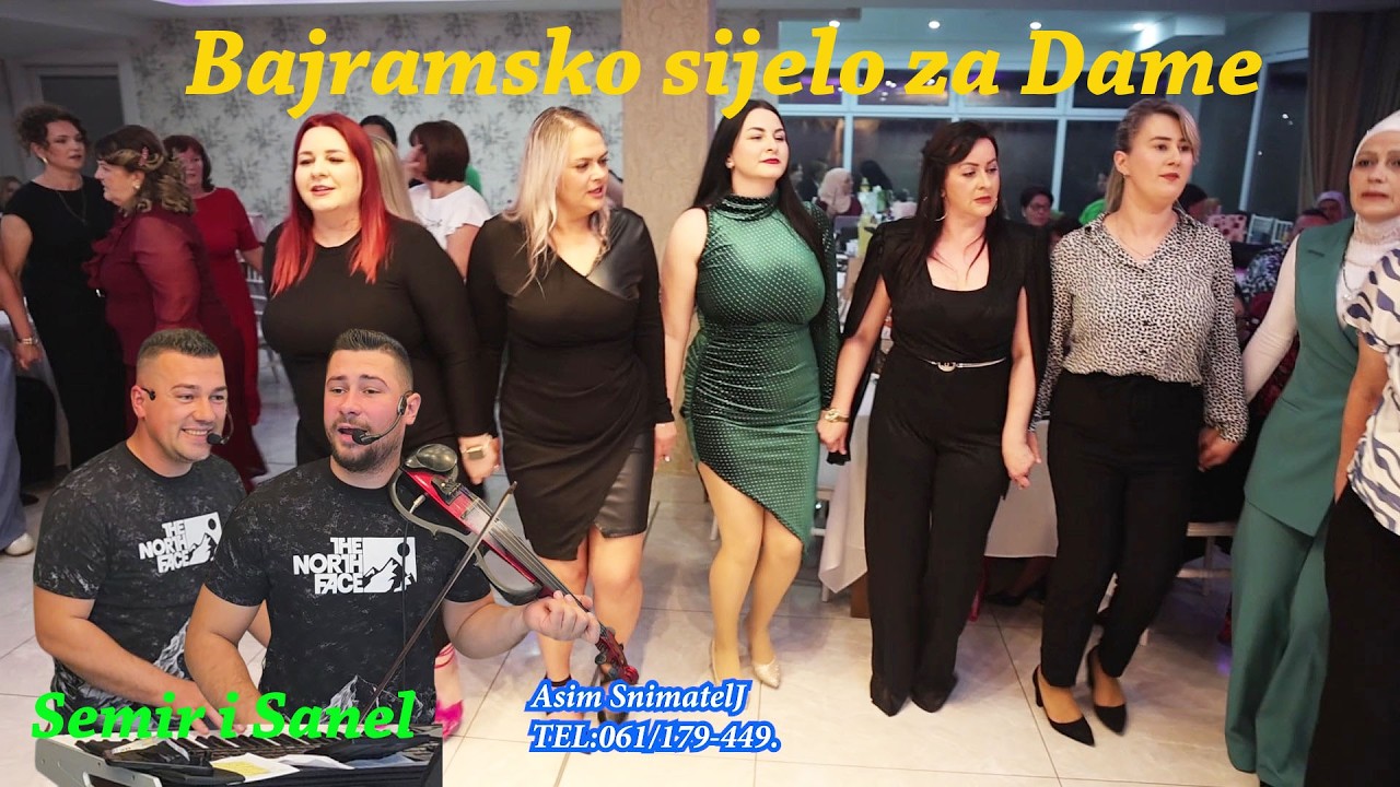 Bajramsko sijelo za Dame Estrada Semir i Sanel Napravili Ludu Žurku za Dame 22-3-2026 Asim Snimatelj