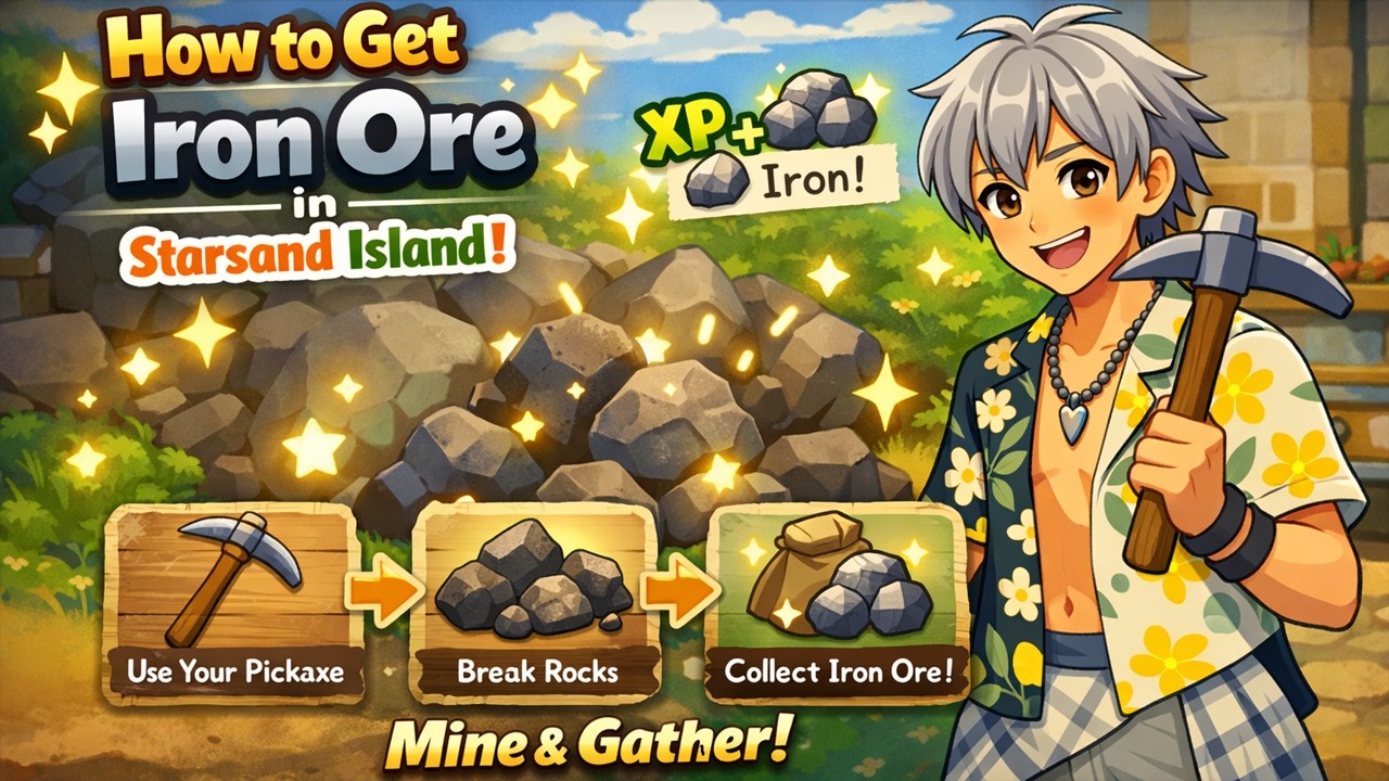 How to Get Iron Ore in Starsand Island (Step by Step)