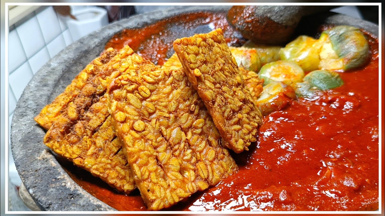Masak Satset tempe Goreng Sambel Trasi