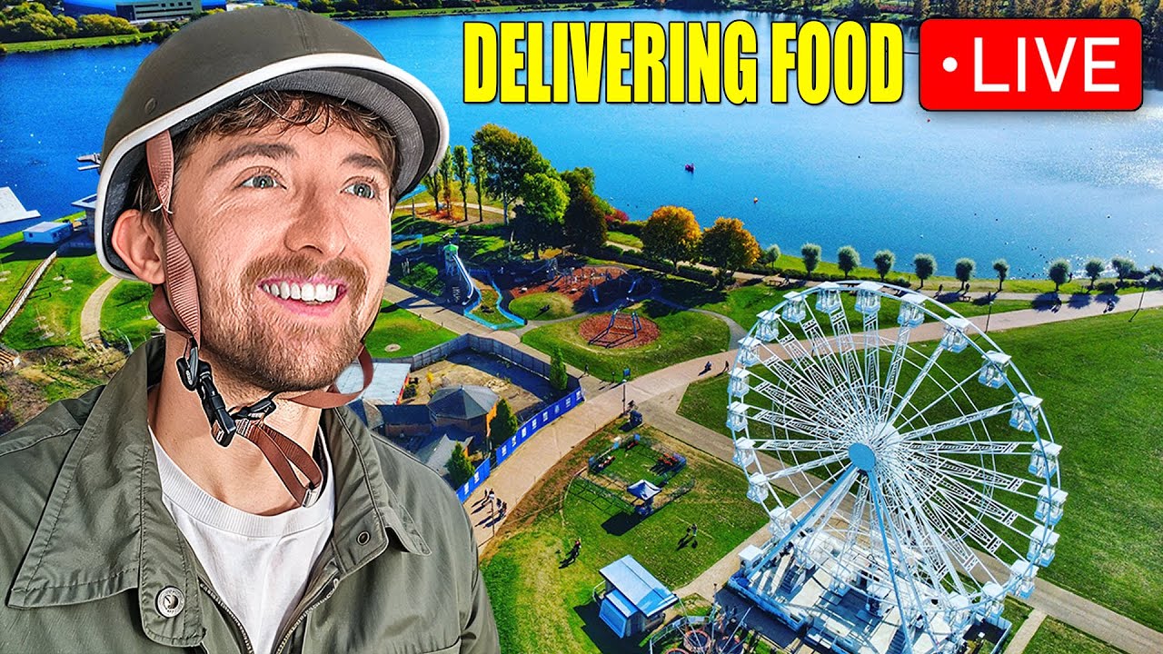 Friday Night Delivering Food On My Motorbike LIVE!