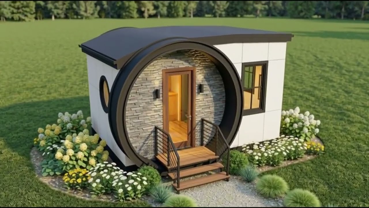 This Tiny House Looks Small, But Wait Till You See Inside | modern farmhouse ideas