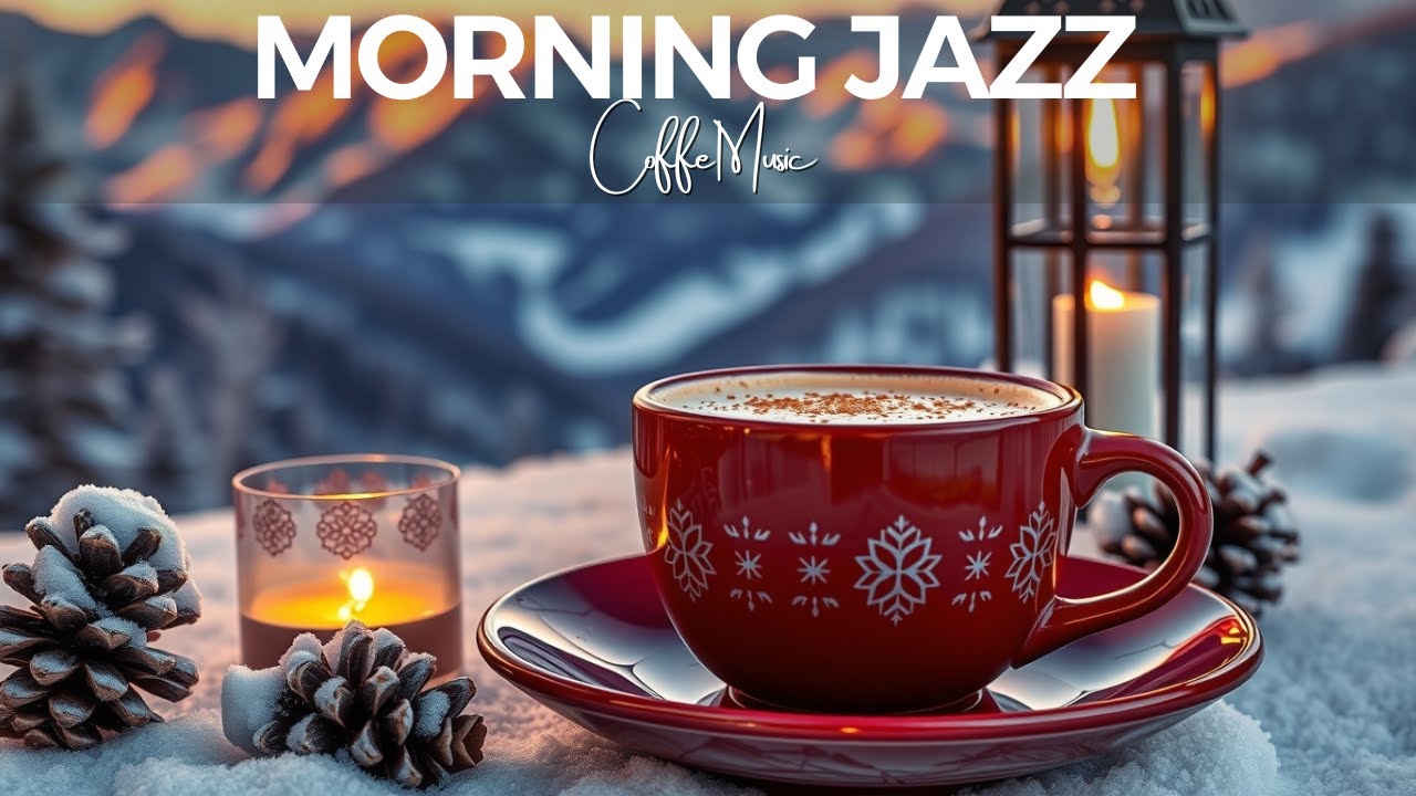 Morning Jazz Cafe ⛄ Cozy Winter Coffee Shop Ambience & Relaxing Jazz Music