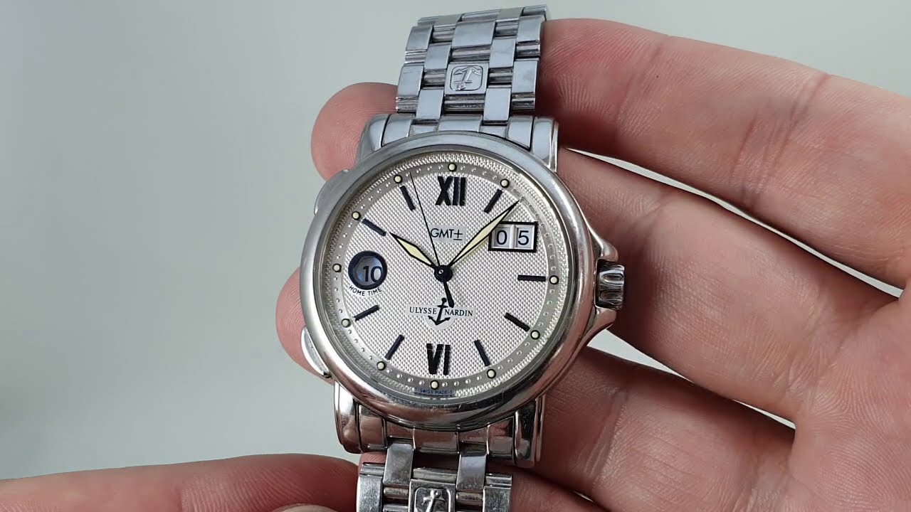 c1999 Ulysse Nardin San Marco GMT men's vintage watch.   Model reference 223-88