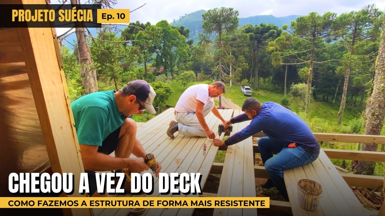 Ep.10: a obra segue avançando super rápido + cabana pronta para hospedar