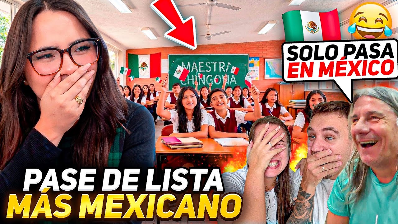 MAESTRA MEXICANA HACE PASE DE LISTA y ASÍ RESPONDEN sus ALUMNOS 🇲🇽😂 **solo pasa en México**