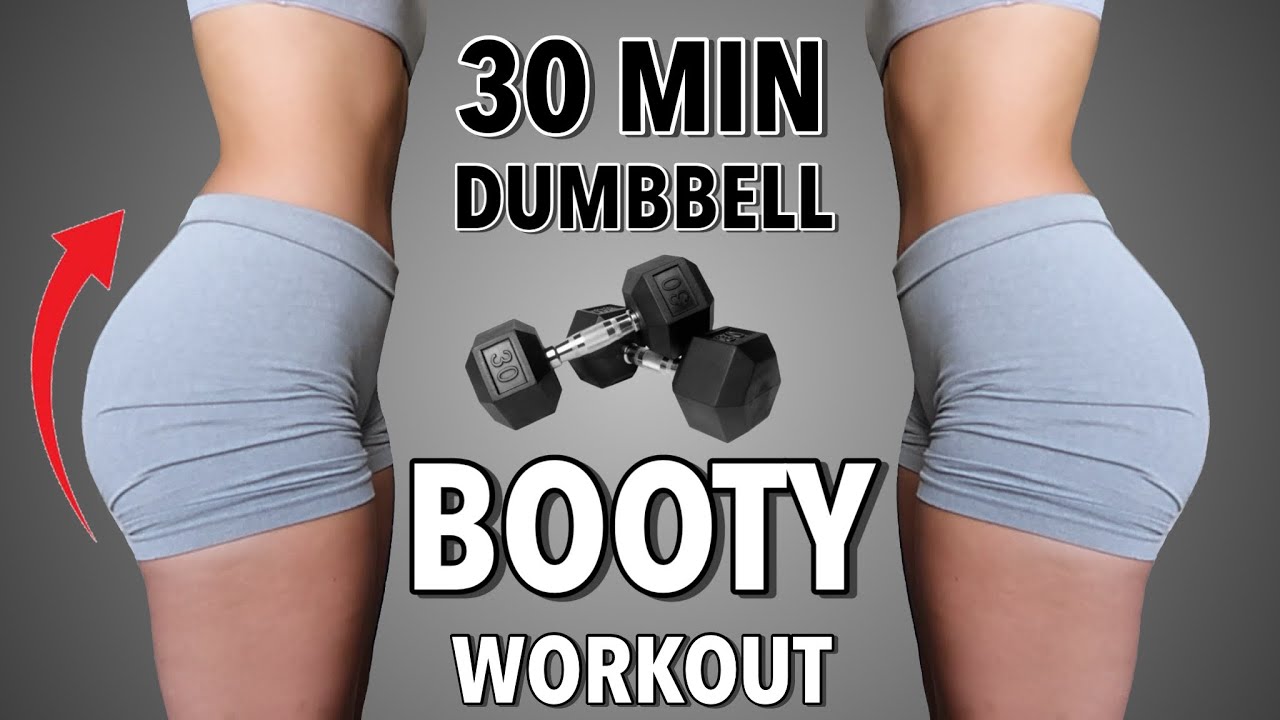30 MIN DUMBBELL GLUTE AND LEG WORKOUT - Best Booty Exercises | 30x30 Day - 15
