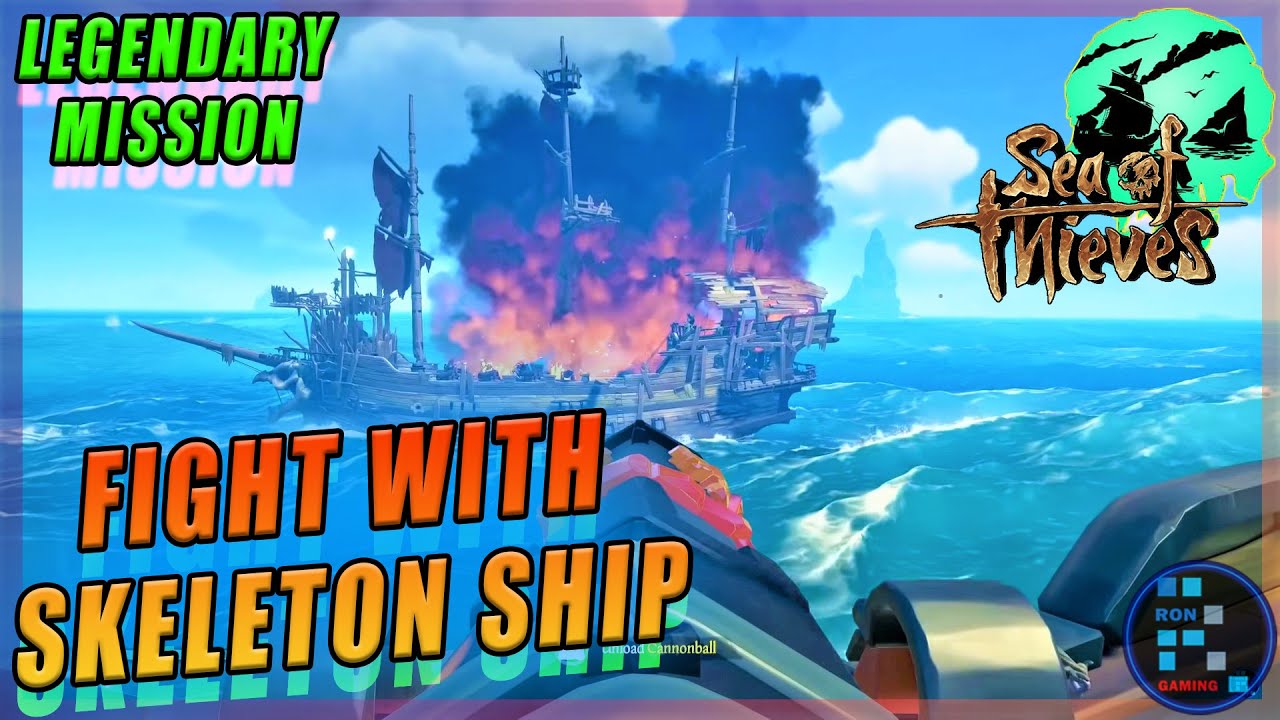 Sea Of Thieves | Intense Fight With Megalodon Shark After With Skeleton Ship