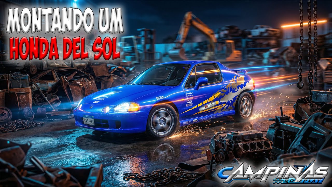 MONTEI um HONDA DEL SOL no FERRO VELHO! - Campinas RP - #42