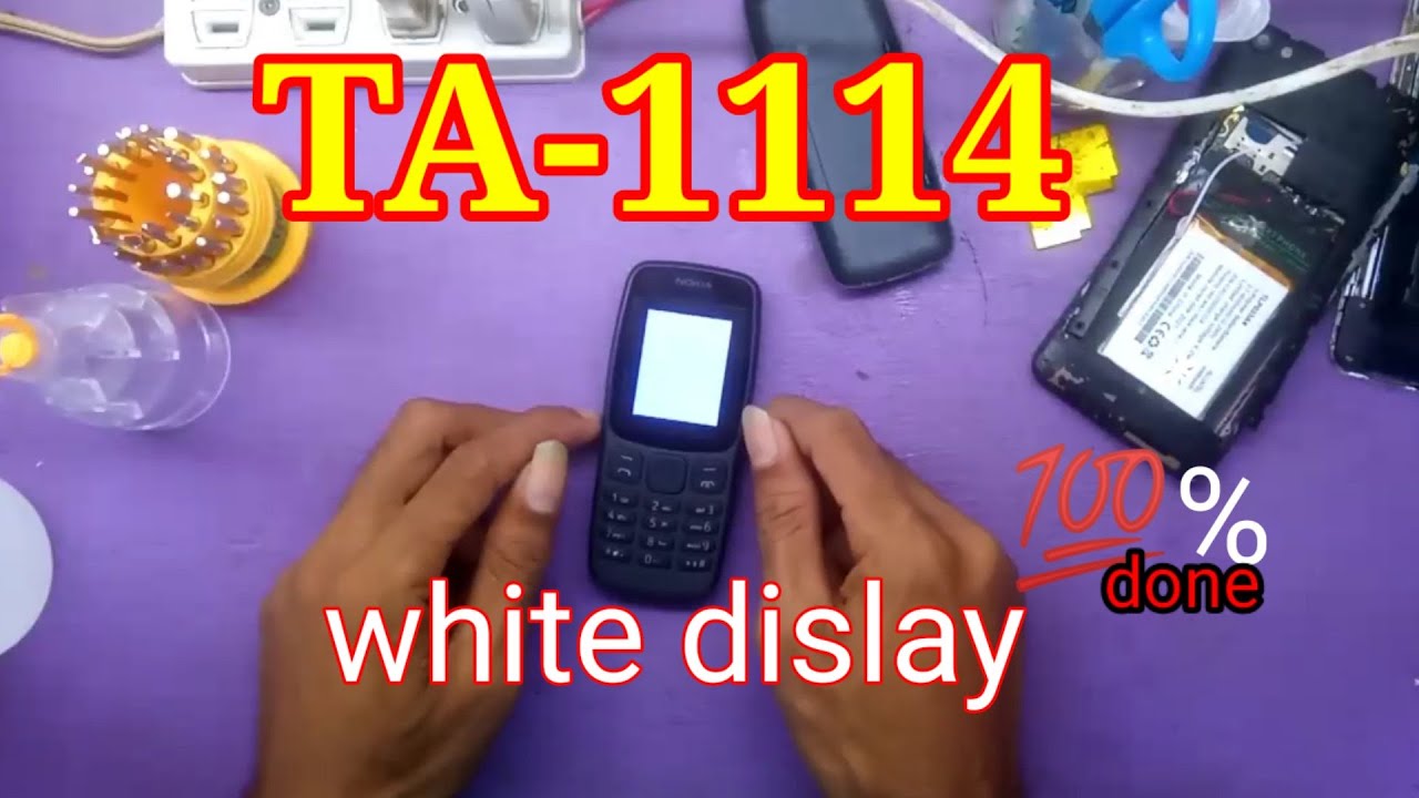 nokia ta-1114 white display solution
