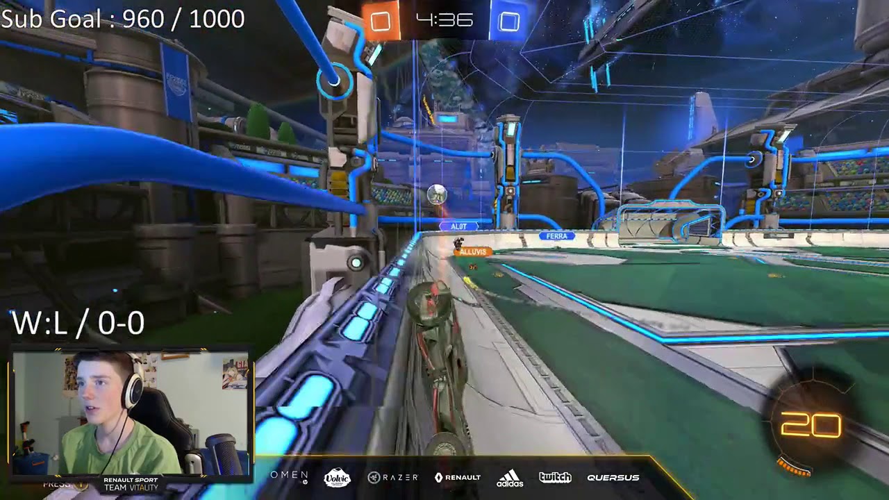 Renault Vitality Scrub Killa - Grinding for Rank 1 2v2! STREAM SETTINGS ARE FIXED MY STREAM LOOKS CL