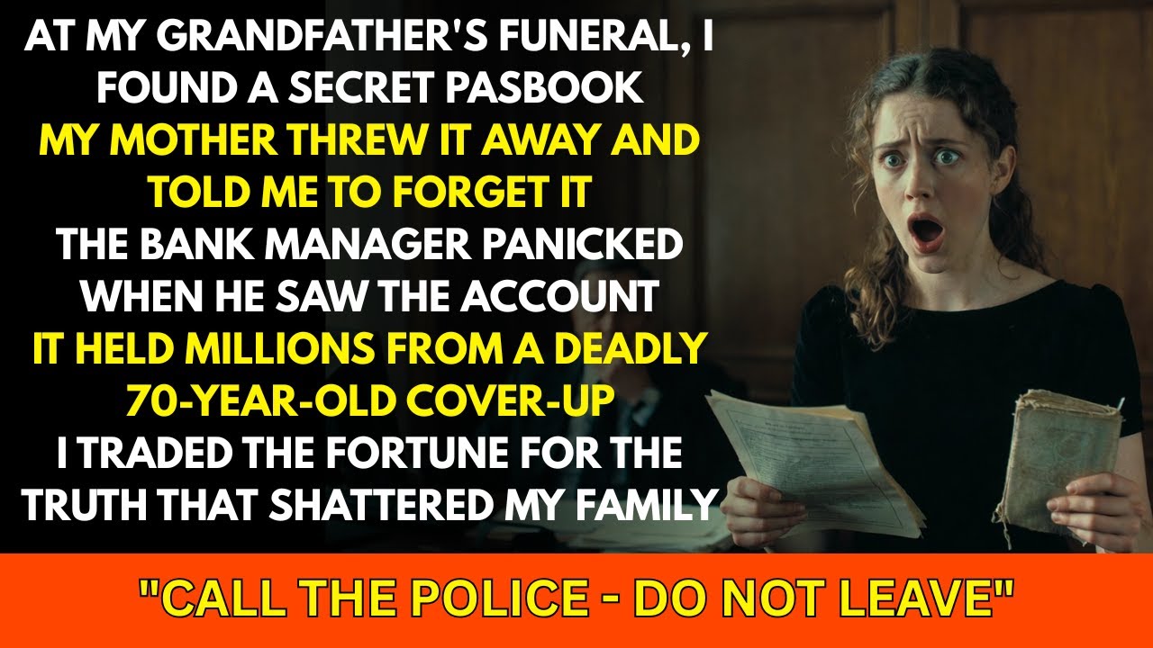 My Grandpa’s Secret Passbook Was Thrown Away At His Funeral. The Bank Manager Told Me To Call The..