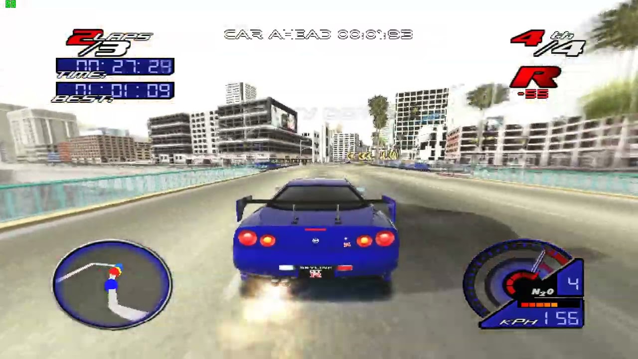 [PS2] [NTSC-U] Juiced Demo Gameplay [SCUS-97423] #2