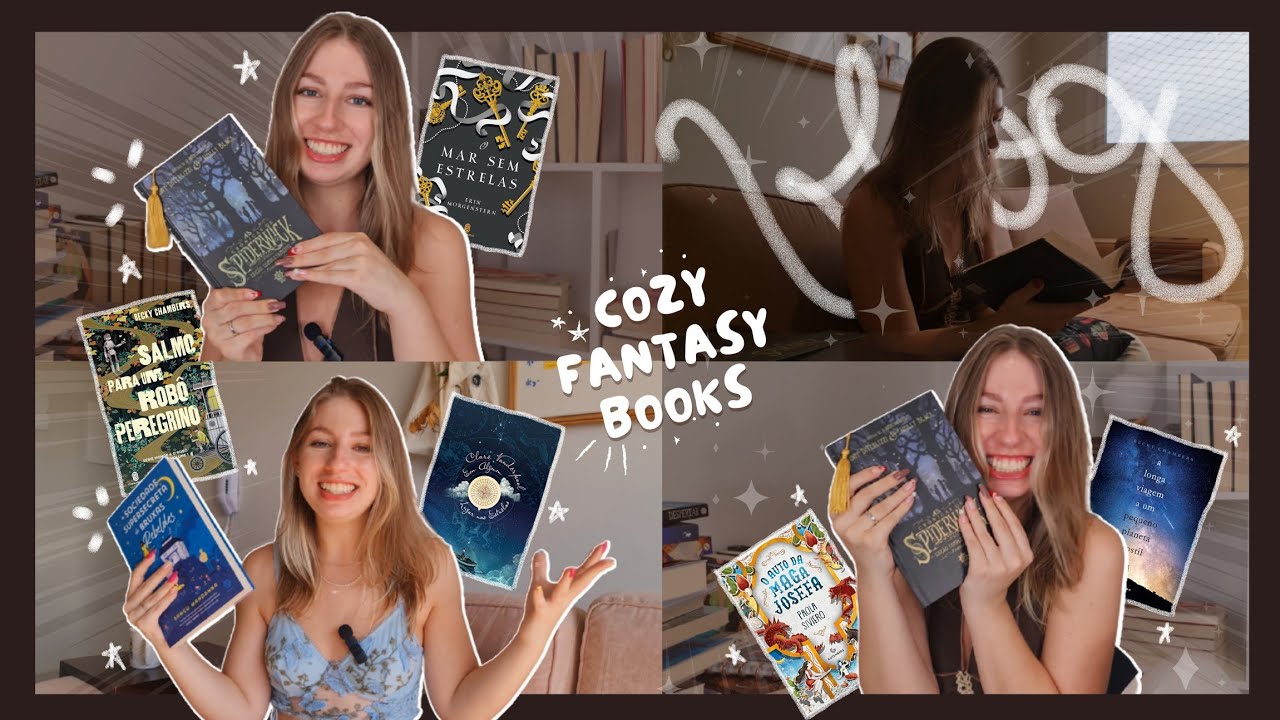 s&oacute; li livros *cozy fantasy* + indicando livros aconchegantes