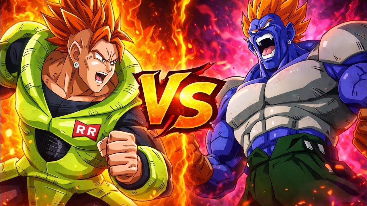 Android 16 vs Android 13 | Dragon Ball Z Mashup 