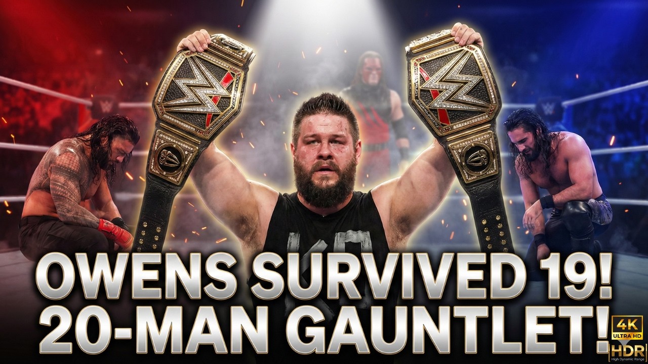 Kevin Owens Survives 19 Superstars 😱 World Heavyweight Championship Gauntlet | WWE 2K24