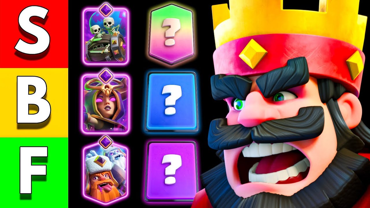I Ranked EVERY Card Evolution in a Clash Royale Tier List