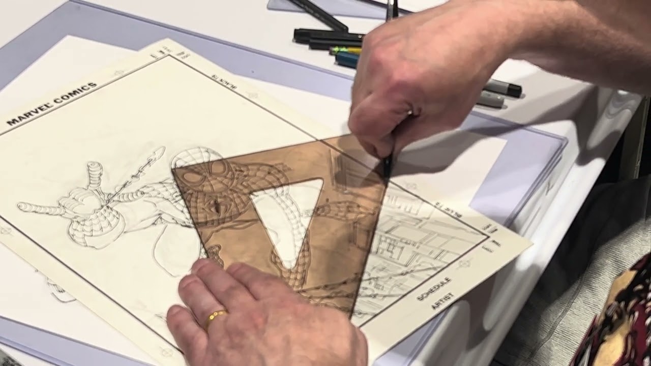Erik Larsen C2E2 2025 Draws Spider-Man Cover Part 2