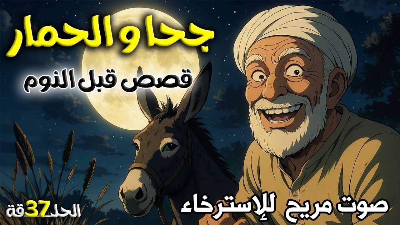 قصص جحا قبل النوم  | كيف تحول جحا من الفقر إلى الثراء وما فعله لوالديه؟ |  الحلقة 37 😴
