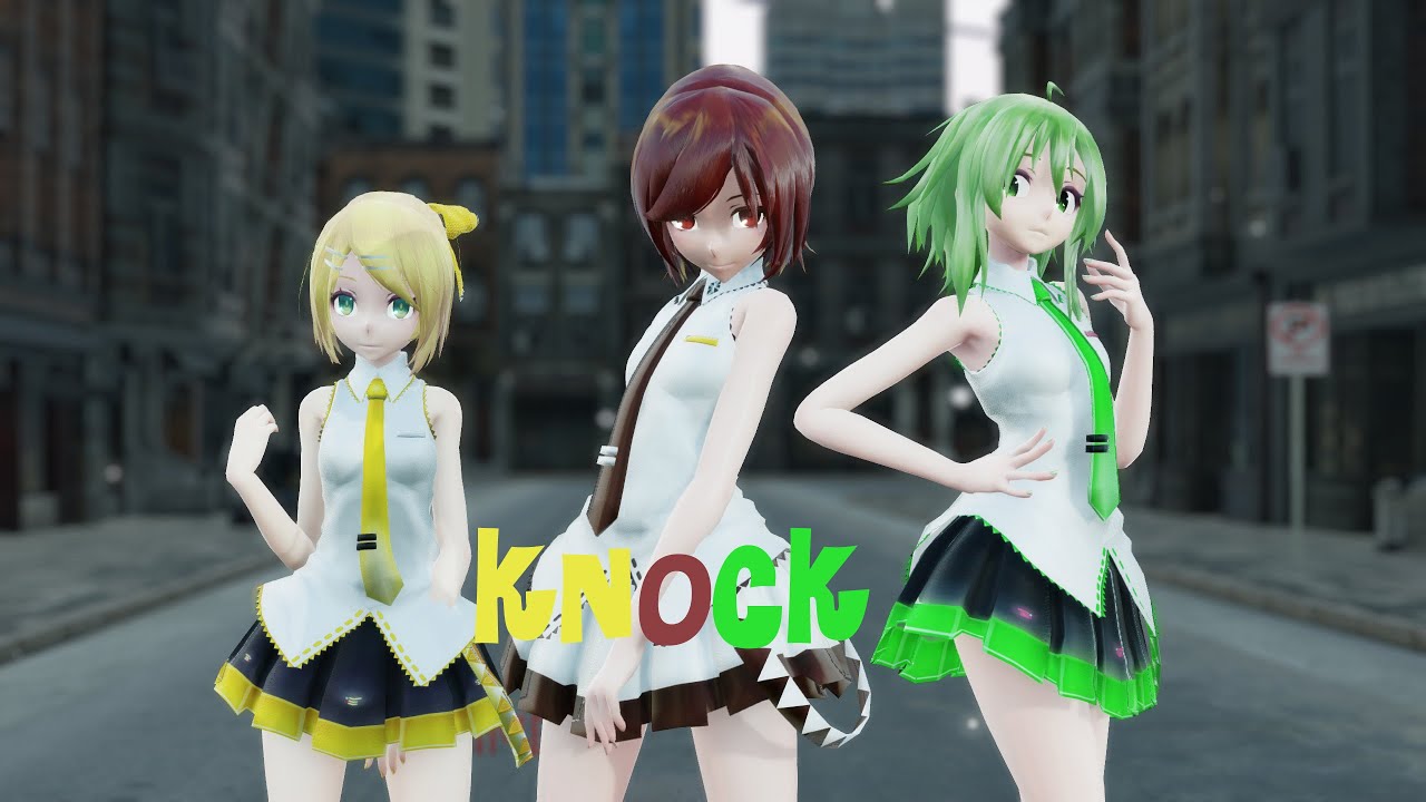 [MMD] Knock - Rin/Meiko/Gumi