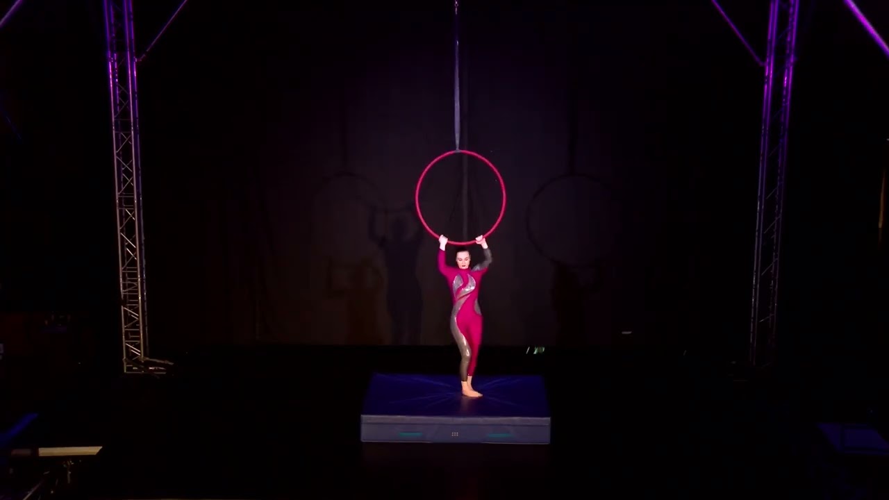 Jeníčková Tereza 2  místo Winter Cup 2026 AERIAL HOOP PROFI WOMEN