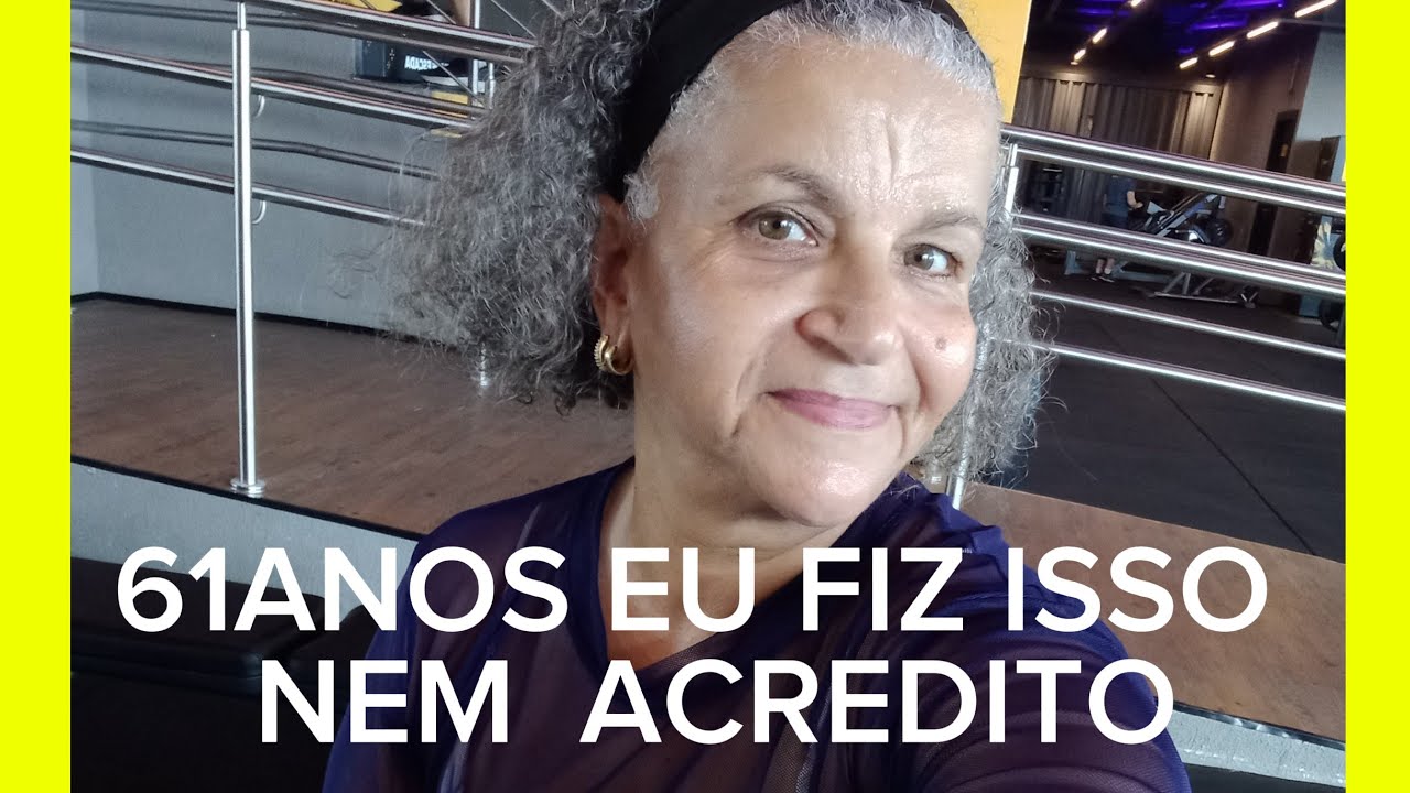 61ANOS FAZER MUSCULAÇÃO TOP NÃO ESTAVA PROJETO SAÚDE. ACONTECEU. 