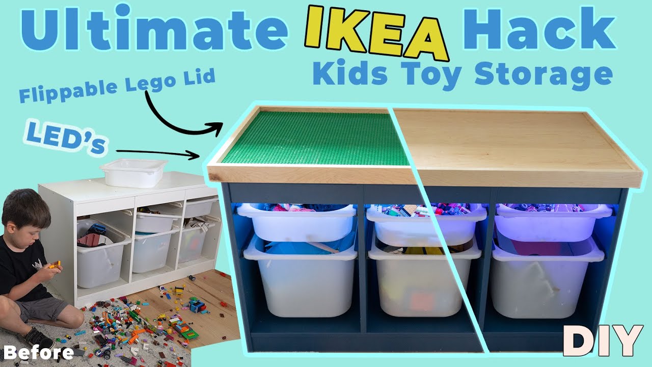 Not Your Average Ikea Hack // Kids Toy Storage // DIY 