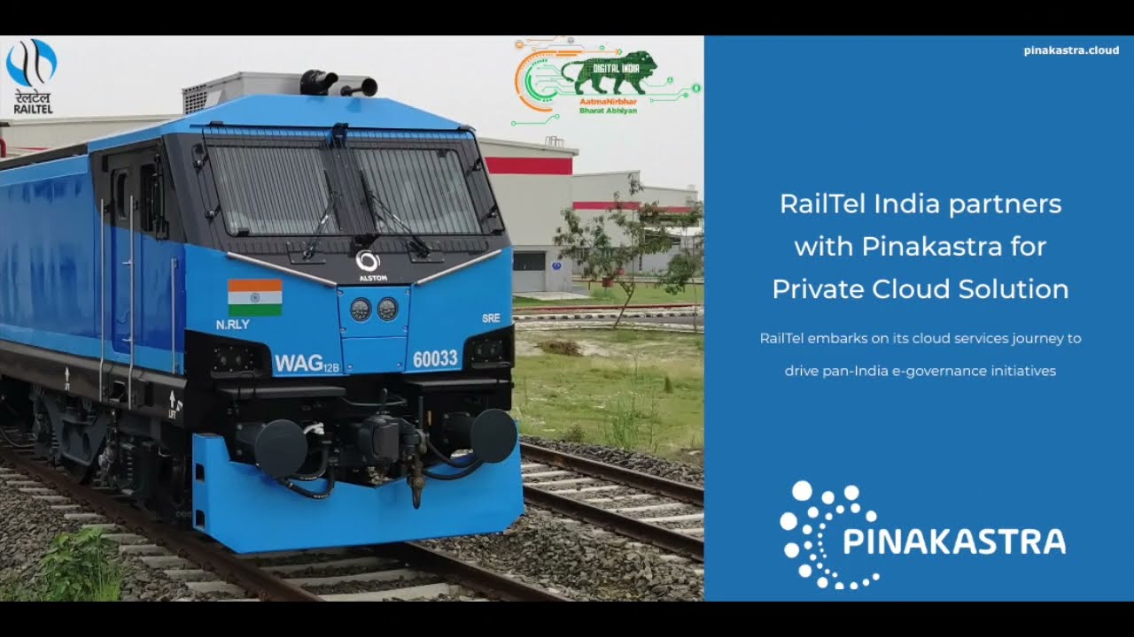 RailTel Partners With Pinakastra for Enterprise Grade Multi Region Private Cloud Infrastructure