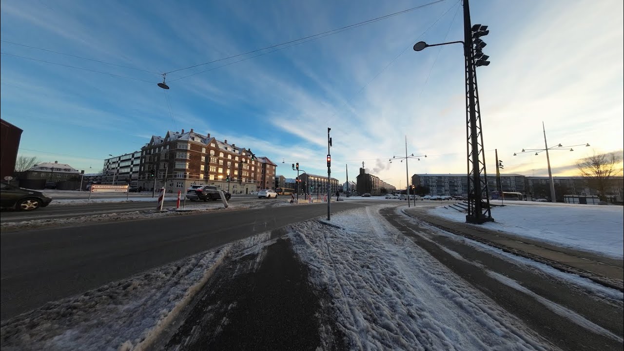 🇩🇰🚴 Cycling to Work in Denmark From Herlev to Copenhagen