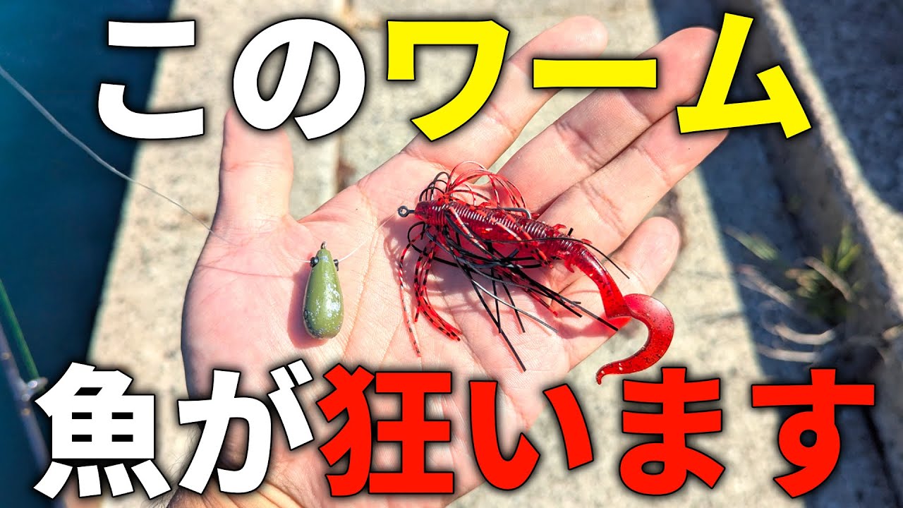 ヤバい程あっという間にデカい魚が連発してしまう、魚を狂わせるワームがコレです。