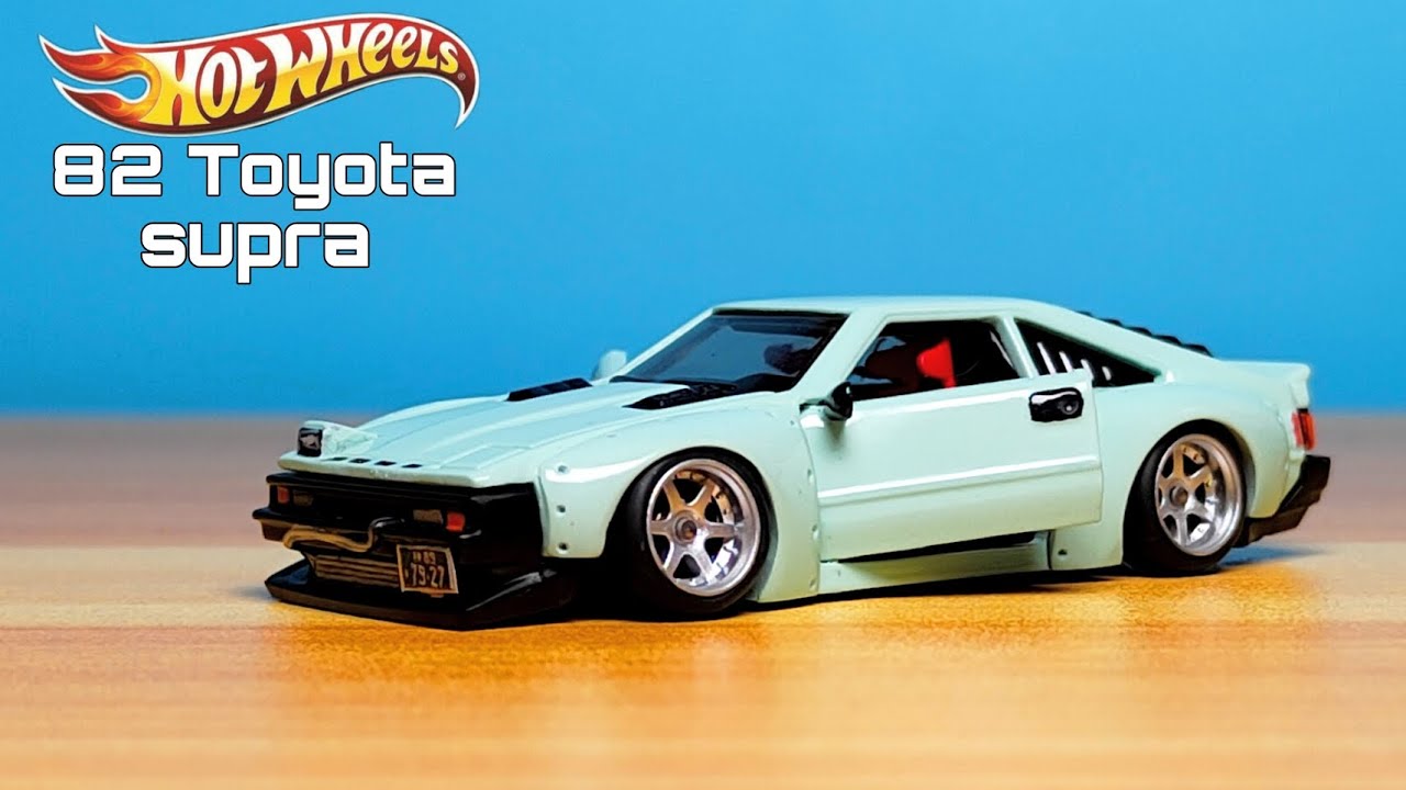 Custom hot wheels 82 toyota supra