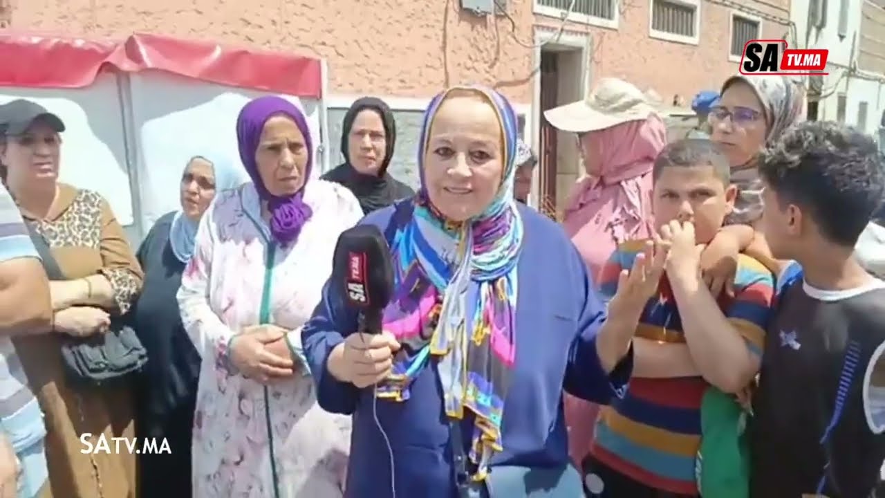 البيضاء على قبل TGV ساكنة درب السلطان تحتج