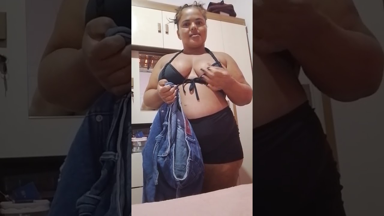 Experimentando minha calça antiga kkkk