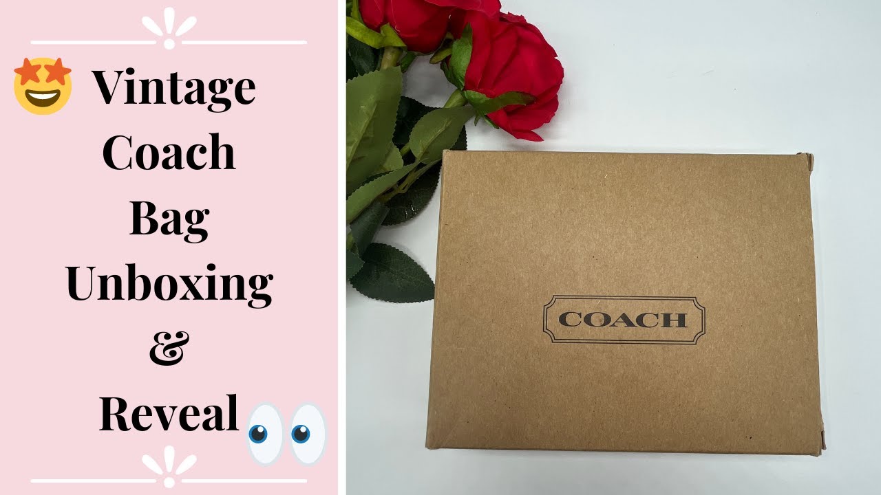 Vintage Coach Unboxing | Mini Belt Bag | Cristina Moda Vintage Shop