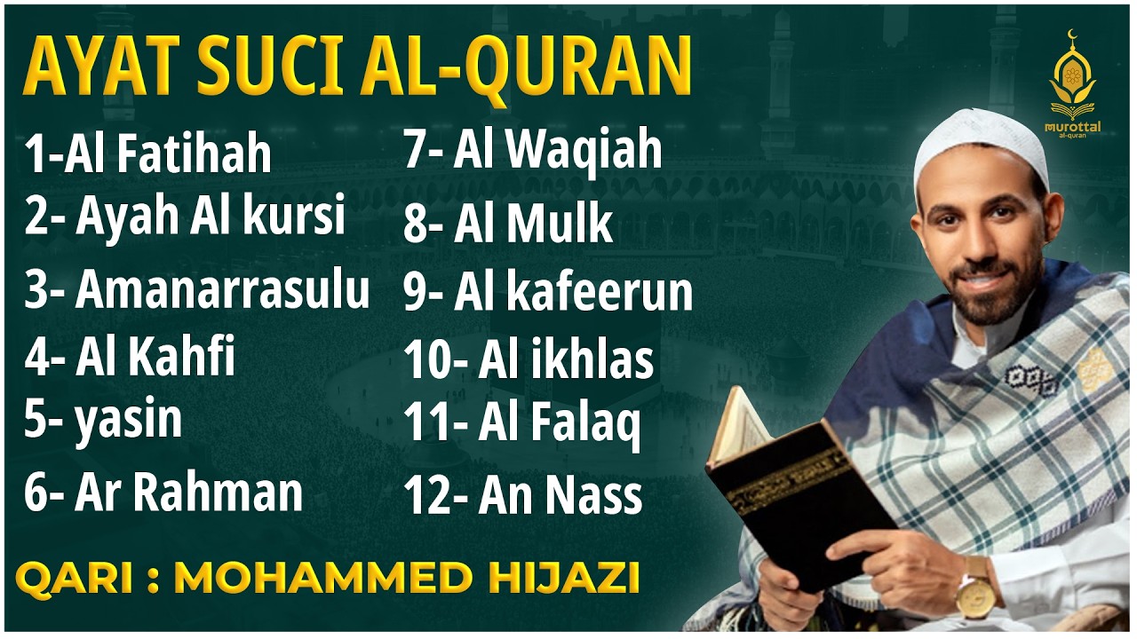 Alquran Dengan Suara Yang Sangat Indah | Alfatiha, Alkahfi,Yasin,Alwaqia, Arrahman,Almulk Almoeathat