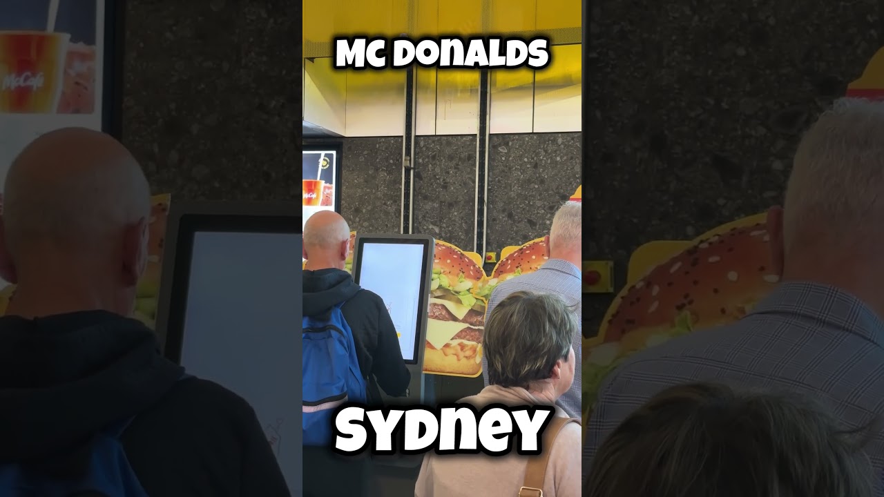 Mc Donalds Sydney Australia  mechanical food dispatch