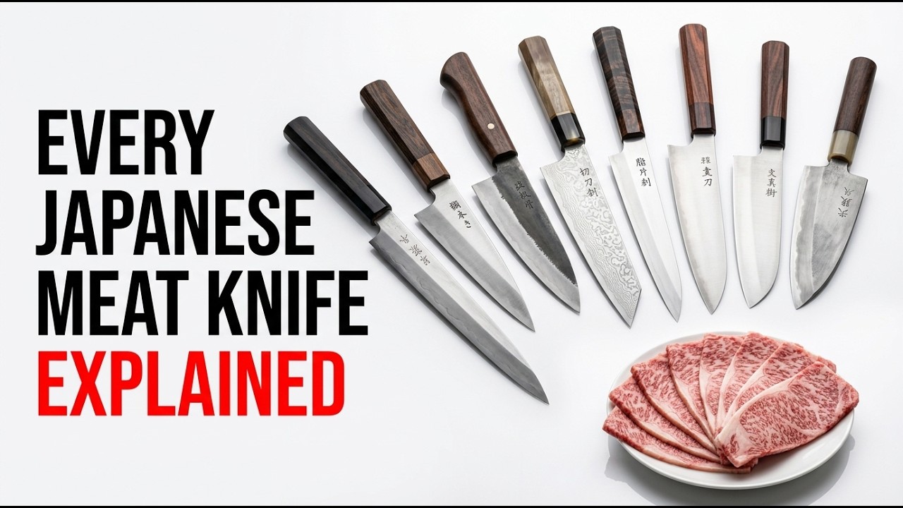 Every Japanese Meat Knife Explained in 10 Minutes