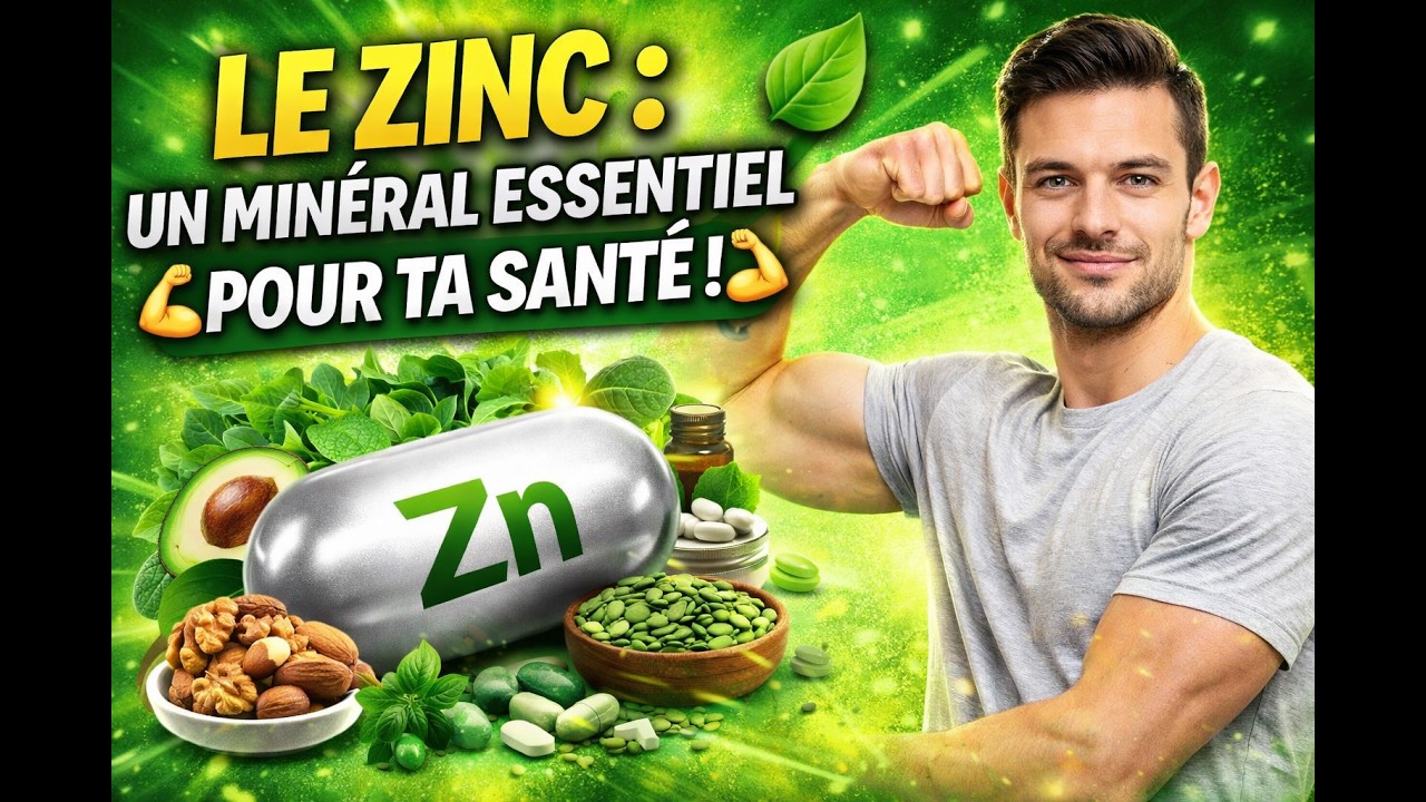 💪 Le Zinc : Un min&eacute;ral essentiel pour ta sant&eacute; ! 🌿