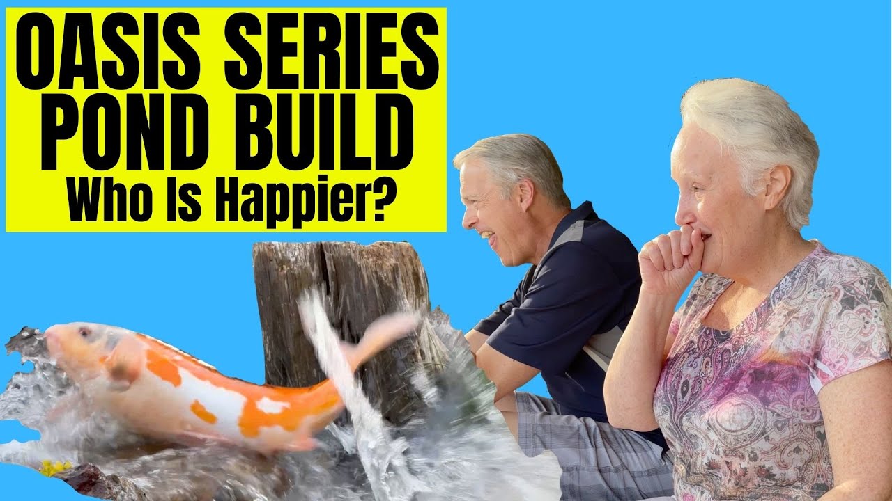 Oasis Series Pond Installation | Building a Fish Cave!