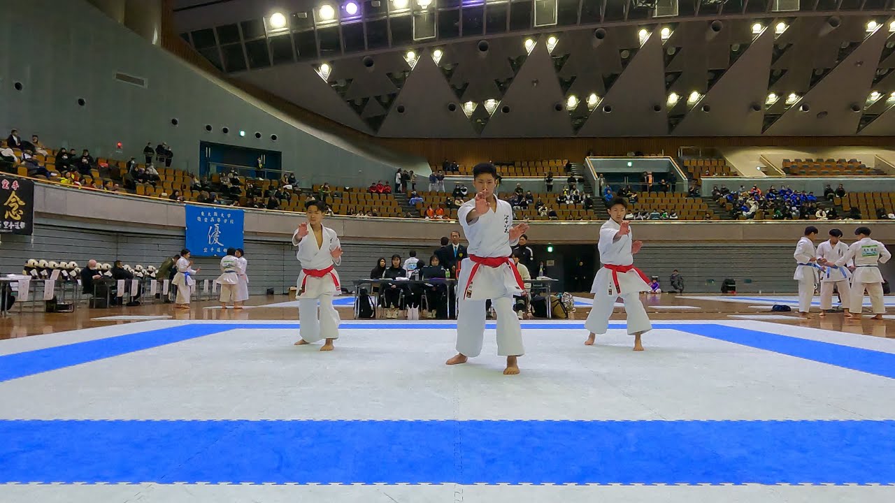 男子団体形決勝戦演武 アーナン 大阪学芸高等学校 第５回パンダ杯全国高等学校空手道形競技錬成大会