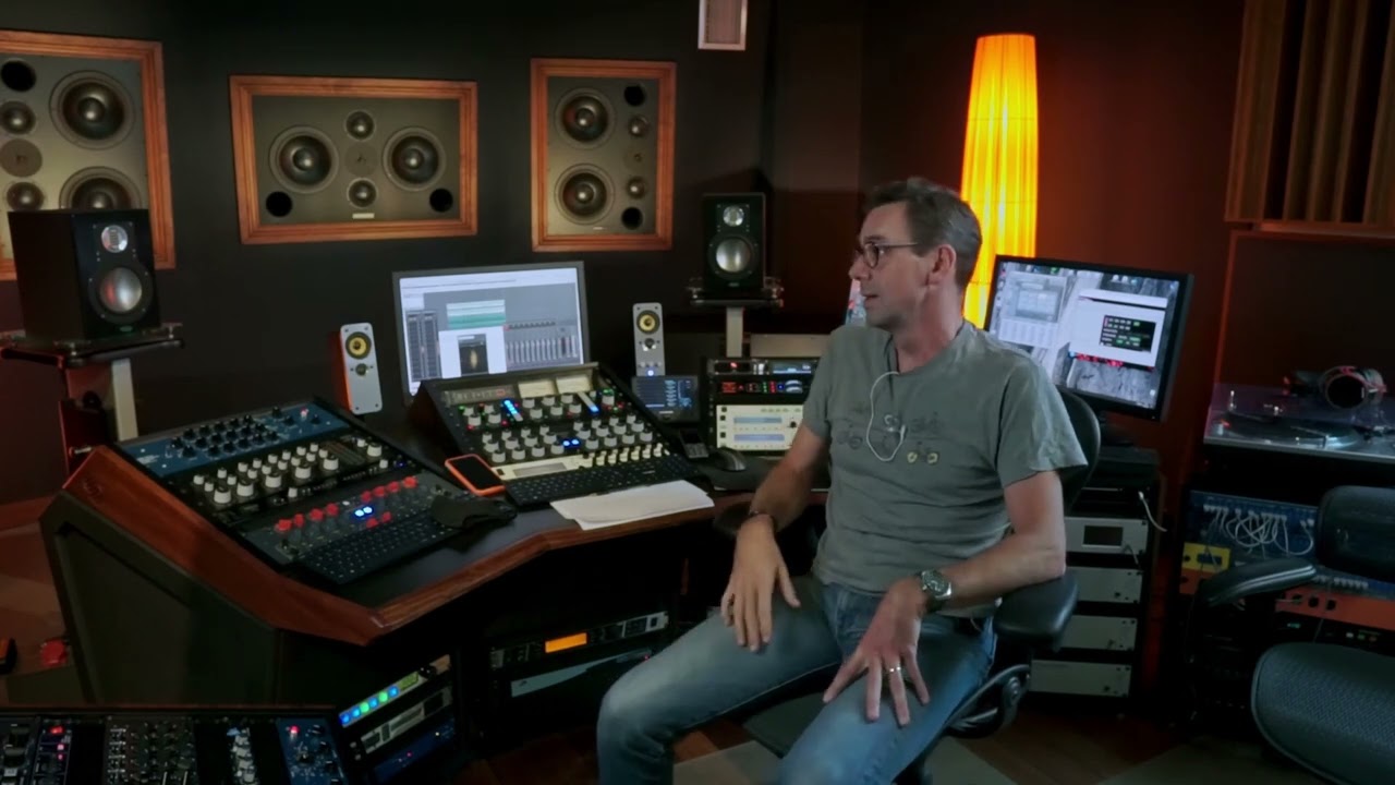 L'acoustique et les enceintes du studio de mastering Globe Audio