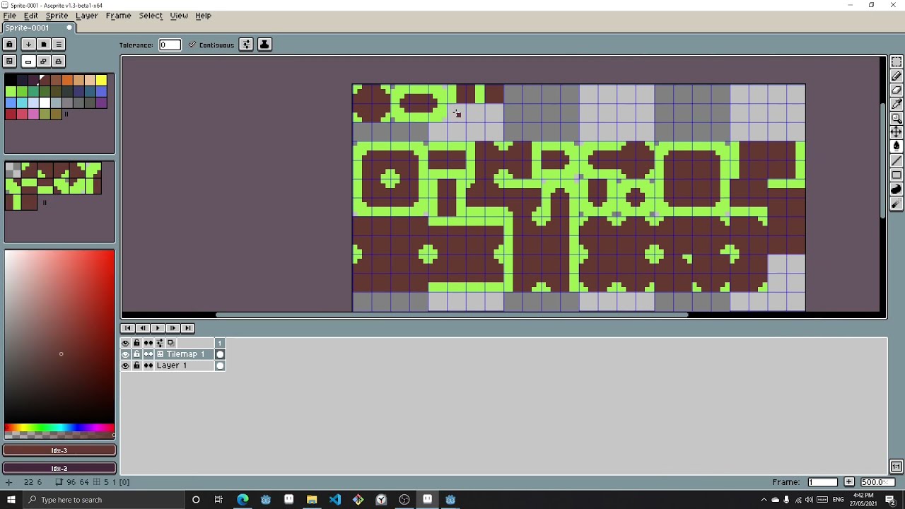 Tilemap Creation for Auto-tiling with Aseprite 1.3 (and Godot)