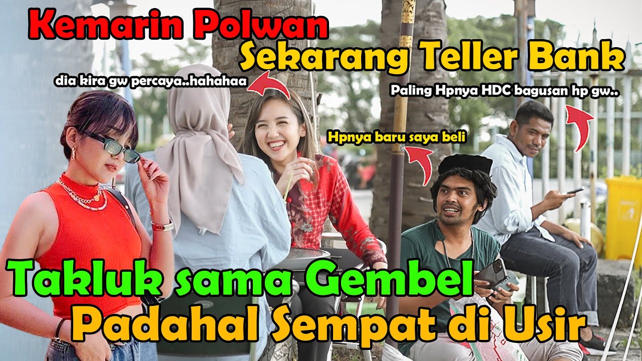 Kemarin POLWAN Sekarang TELLER BANK, Takluk Sama GEMBEL Padahal Sempat di Usir