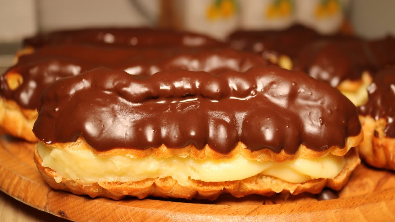 Si te bejme PASTA SHU | Receta profesionale ne shtepi | EKLERA | ÉCLAIR recipe by professional baker