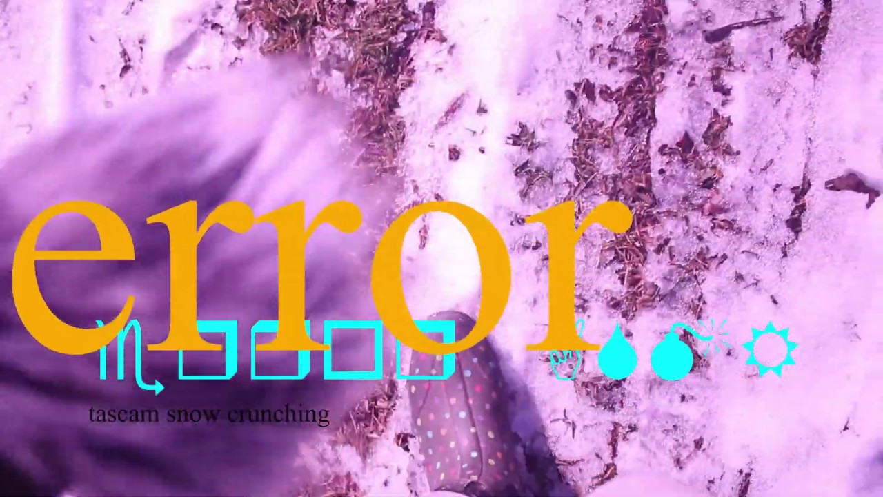snow crunch ASMR